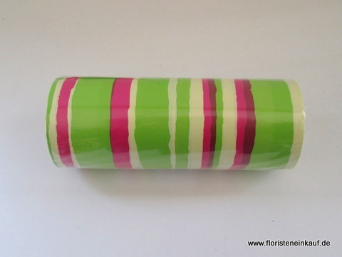 Manschettenpapier 25cm x 100m, Farbflash pink/maigrün
