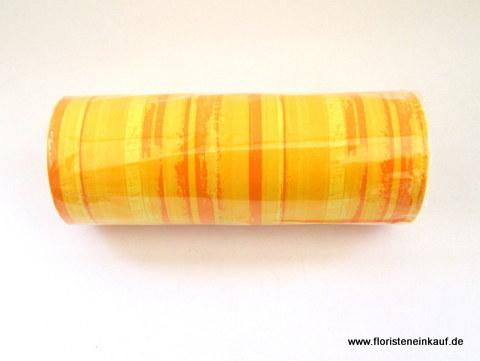 Manschettenpapier 25cm x 100m ,Trend Line gelb-orange