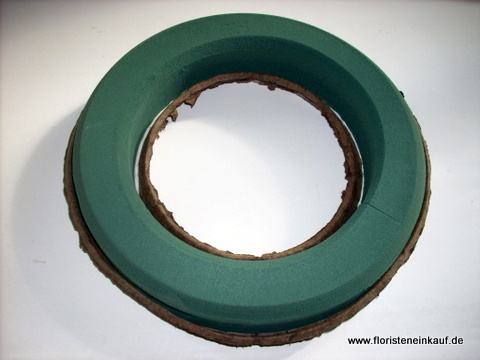 Steckschaum Biolit Ring, D=32cm, 2 Stück