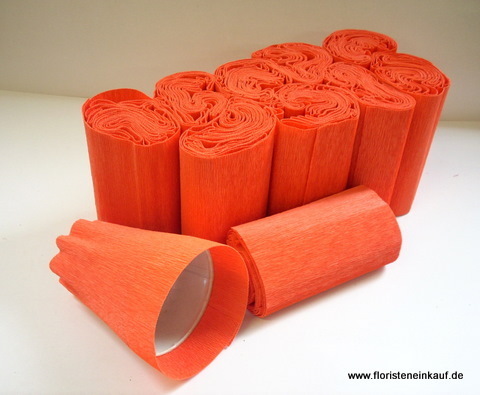Krepp-Topfmanschetten, 100 Stk., 145mm, orange