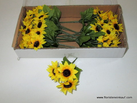 Sonnenblumenpick x3, 18 Stück