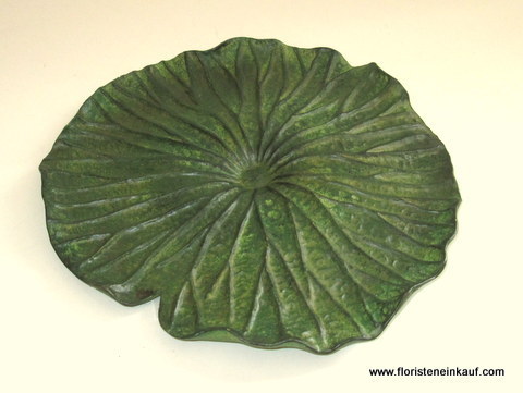 Deko-Lotus-Blatt, 26,5 cm, mit Wandhänger