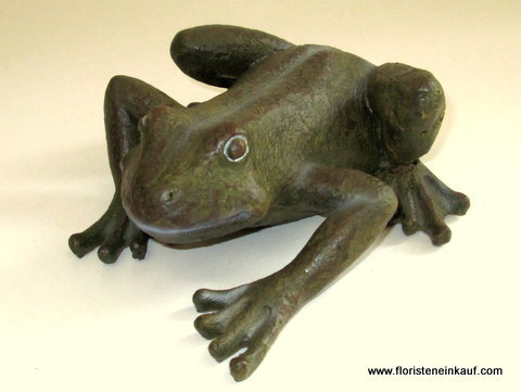 Deko-Frosch, 19 x 17 x 7 cm, mit Wandhänger