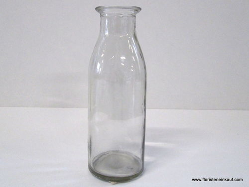 Flasche Martha, glasklar, D 3,5 cm, H 14,5 cm, D 4,5 cm, 1 Stck.
