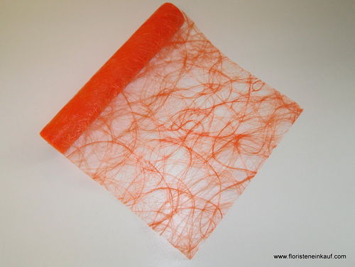Sizoweb-Tischband, Vlies, orange, B 30 cm, L 5 m