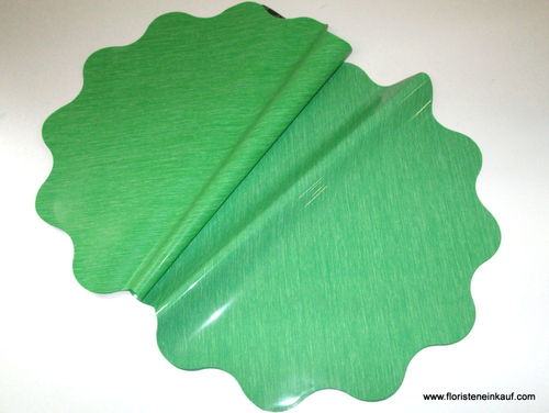 Rondella -MELANGE-, grün, D 40 cm, 50 Stck.
