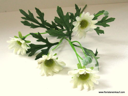 Margerite, 52 cm, 5 Blüten, 4 Knospen