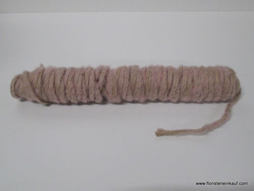 Kordel Vintage, Jute-Wolle, 30 m, rosa