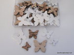 Schmetterling Wasa Streu, Holz, natur-weiß, 3-fach, 60 Stck.