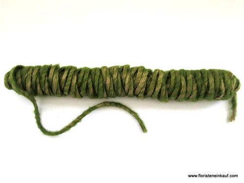 Kordel Vintage, Jute-Wolle, 30 m, grün
