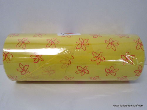 Manschettenpapier, B 25 cm, L 100 m, Petit Fleur gelb