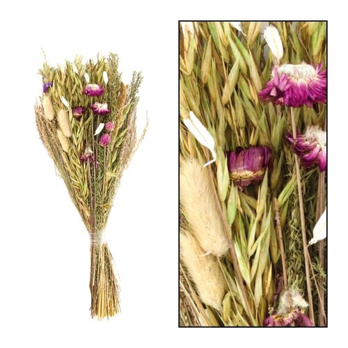 Trockenblumen-Bouquet 42-45cm, purple
