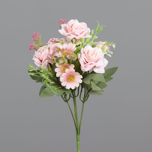 Rosen Mix Bouquet,28cm,rosee