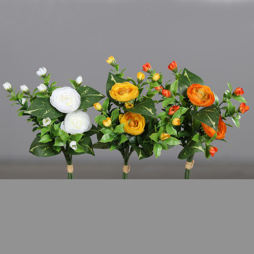 Ranunkel Bouquet,24cm,orange